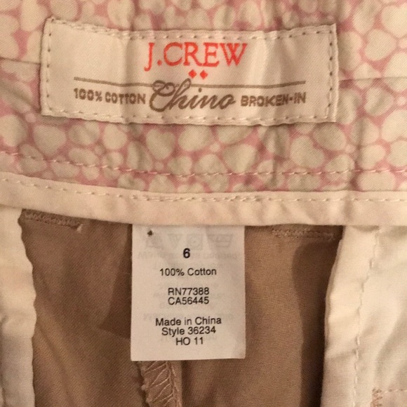 J Crew khaki chino shorts - Picture 2 of 2